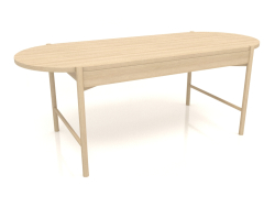 Mesa de comedor DT 09 (2000x820x754, madera blanca)