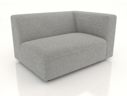 Módulo de sofá 1 lugar (L) 103x90 com apoio de braço à direita
