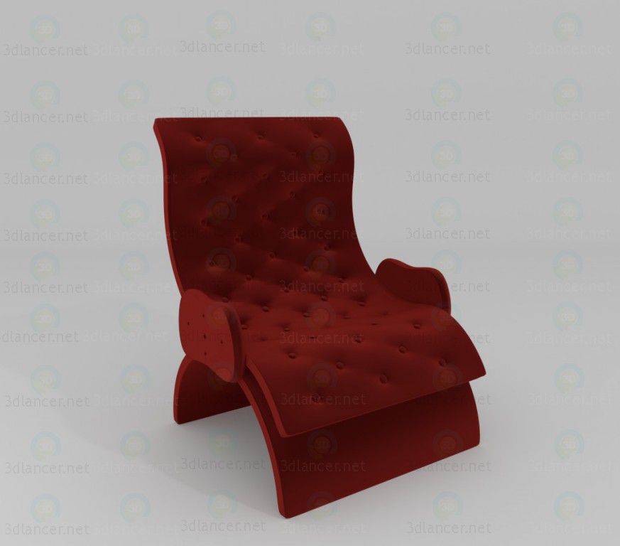 3d model Sillón - vista previa