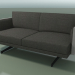3d model Double sofa 5231 (H-legs, two-tone upholstery) - preview