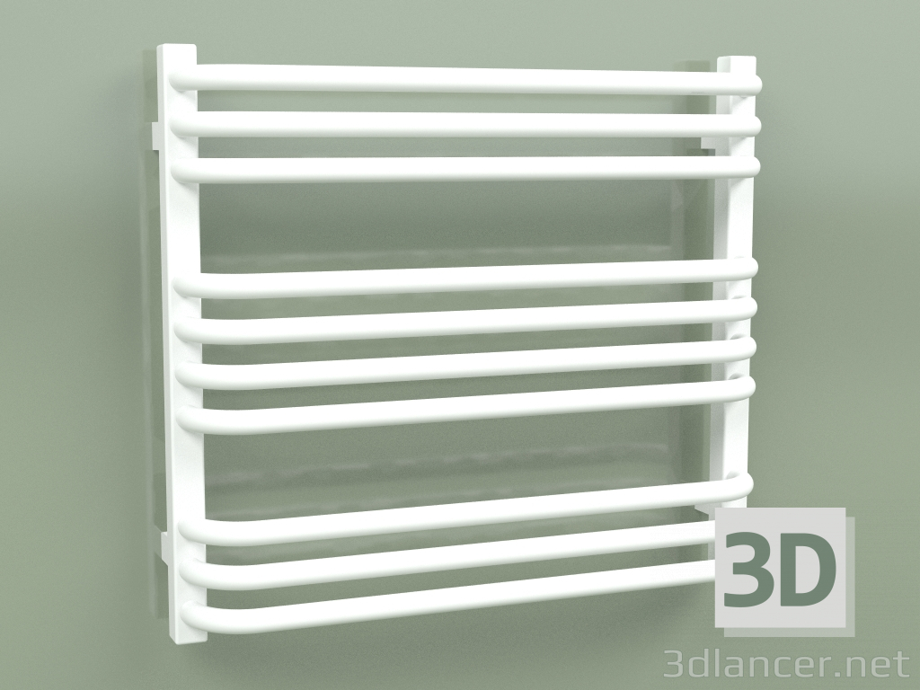 3D Modell Mit Wasser beheizter Handtuchhalter von Alex (WGALE054060-SX v4.0- (R), 540–600 mm) - Vorschau