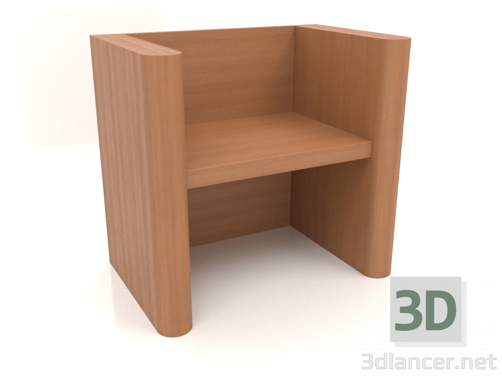 3d model Bench VK 07 (800x524x750, wood red) - preview