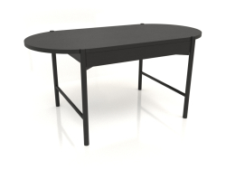 डाइनिंग टेबल डीटी 09 (1600x820x754, वुड ब्लैक)