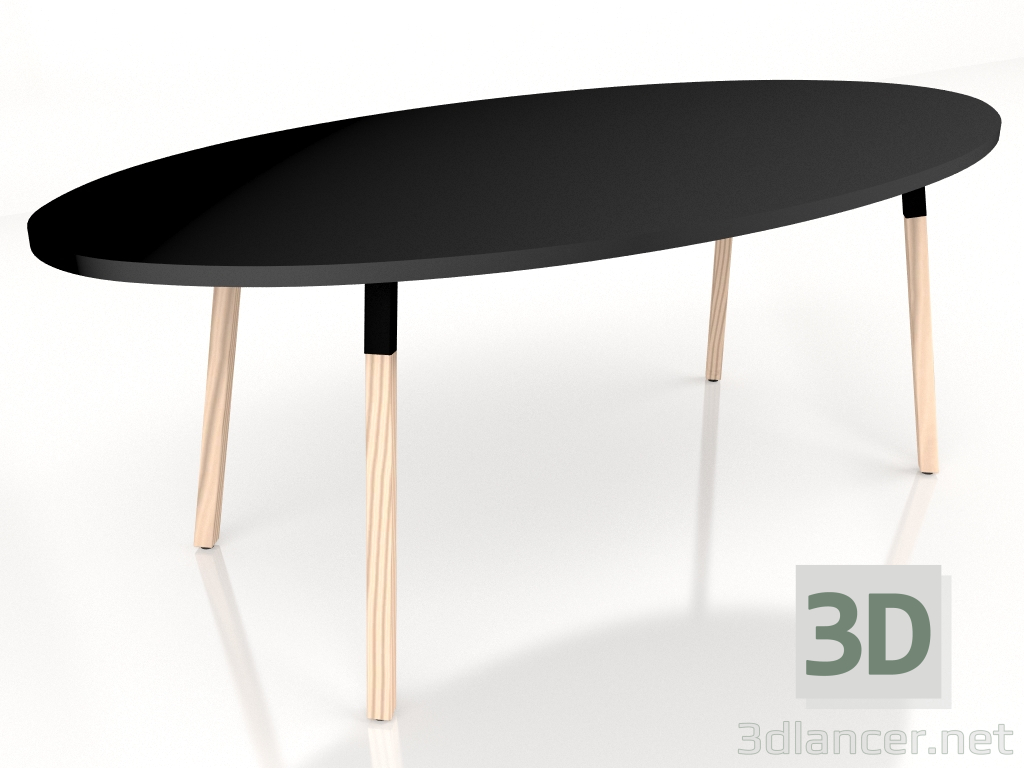 modello 3D Tavolo di negoziazione Ogi W Conference PLD12E (2000x1000) - anteprima
