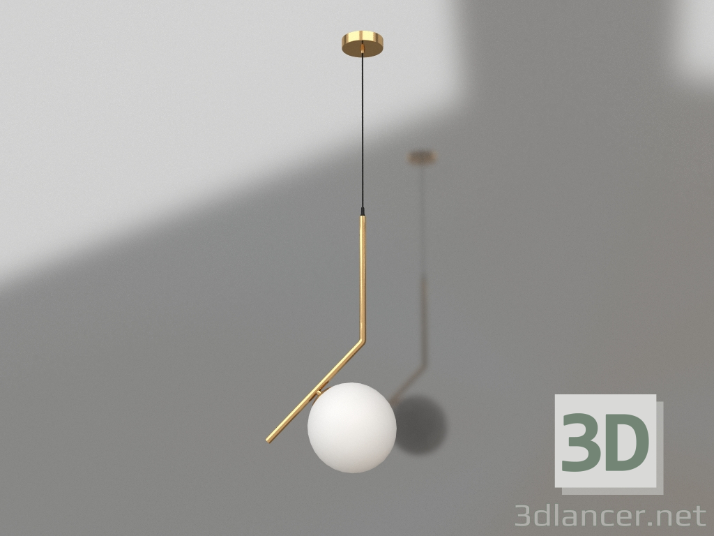 modello 3D Moneta lampadario (07626-20) - anteprima