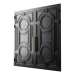 Puerta loft negra 11 3D modelo Compro - render
