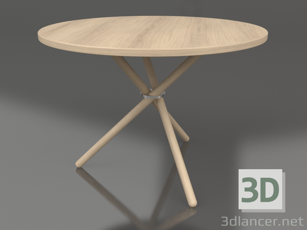 modèle 3D Table basse Daphné (Chêne clair, Chêne clair) - preview