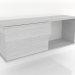 3D modeli RAF askılı raf (sağda 1 açık bölmeli) 1000 mm (beyaz RAL 9010) - önizleme