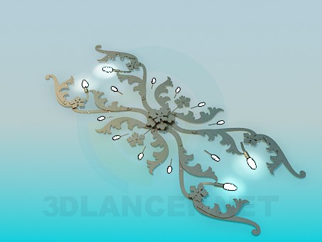 3d model Forged light - preview 3d model Forged light - preview