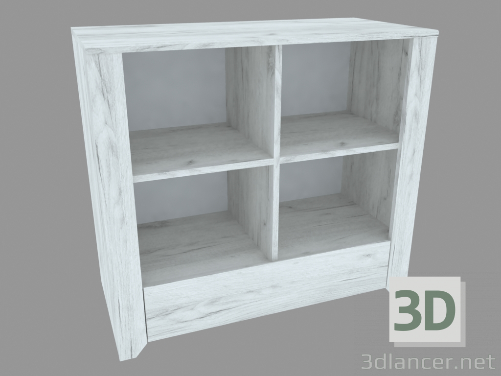 3d model Rack low 1S (TYPE 44) - preview