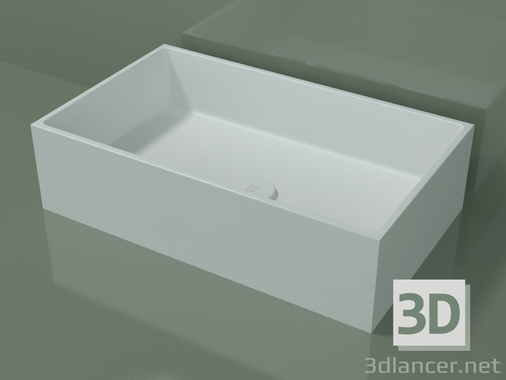 modello 3D Lavabo da appoggio (01UN31101, Glacier White C01, L 60, P 36, H 16 cm) - anteprima
