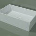 3D modeli Tezgah üstü lavabo (01UN31101, Glacier White C01, L 60, P 36, H 16 cm) - önizleme