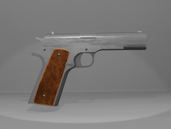 1911 LOW POLY WITH MATERIAL