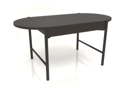 डाइनिंग टेबल डीटी 09 (1600x820x754, लकड़ी का भूरा गहरा)