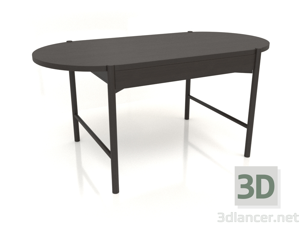 modèle 3D Table à manger DT 09 (1600x820x754, bois marron foncé) - preview