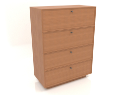 Chest of drawers TM 15 (800x400x1076, wood red)