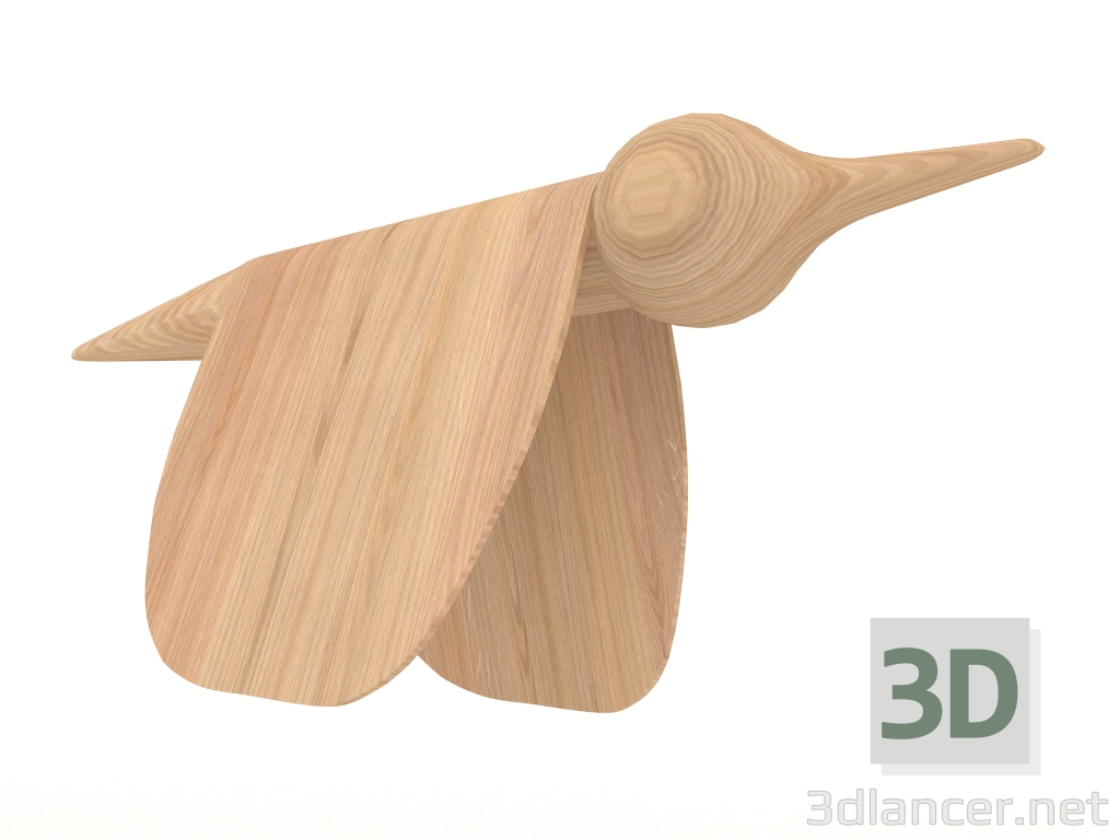3D Modell Dekorelement Tica (Eiche natur geölt) - Vorschau
