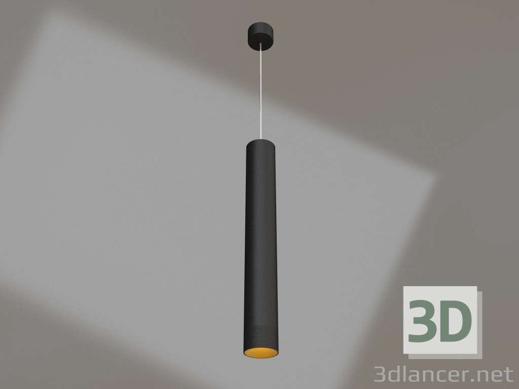 3D Modell Lampe SP-POLO-HANG-LONG450-R65-8W Warm3000 (BK-GD, 40°) - Vorschau