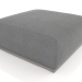 3d model Pouf sofa module (Quartz gray) - preview