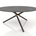 3d model Edda coffee table (Dark Concrete, Dark Oak) - preview