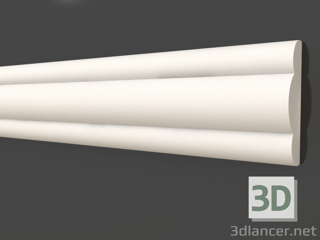 3d model Plaster molding LG 009 2 (35x11) - preview