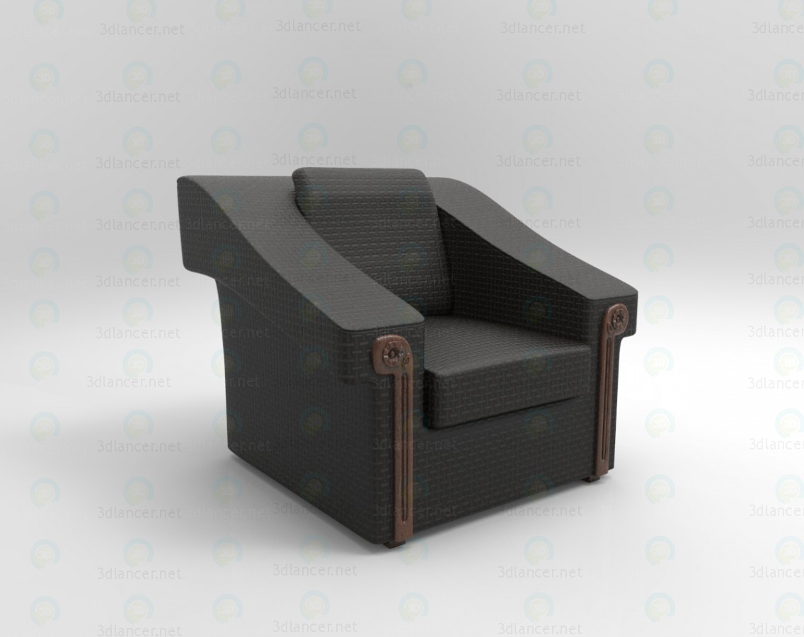 3d model Armchair - preview 3d model Armchair - preview