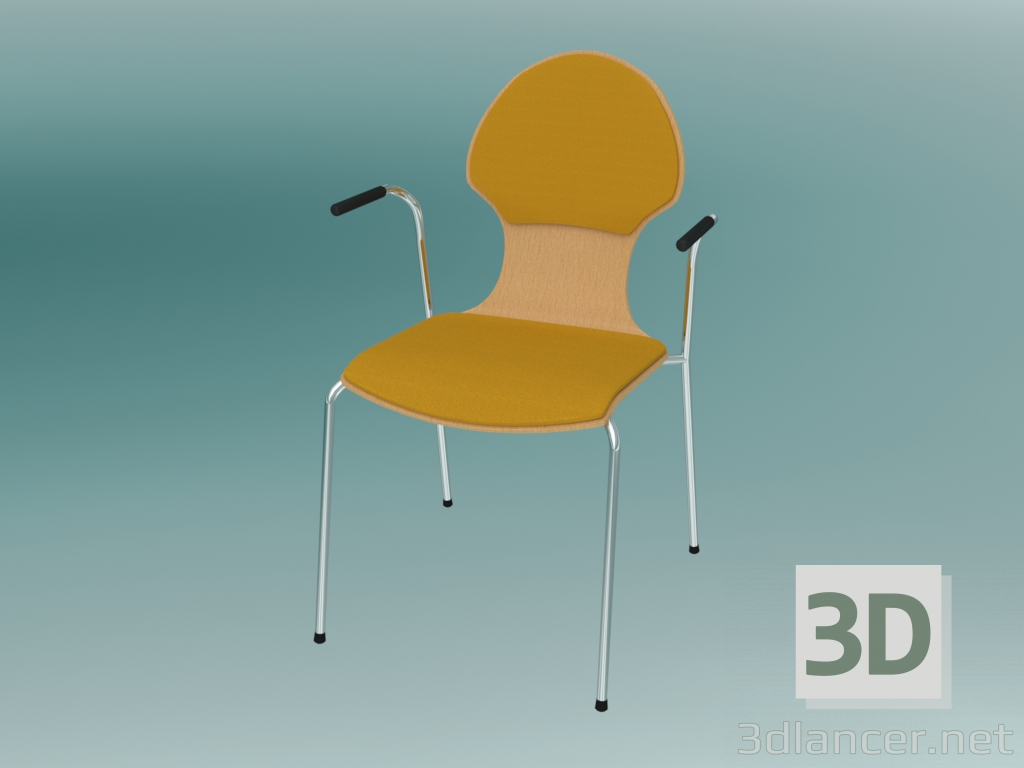 3D Modell Konferenzstuhl (K32Н 2Р) - Vorschau