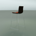 3d model Bar chair 0478 (on a sled, with an upholstery of a forward part, wenge) - preview