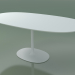 3D Modell Ovaler Tisch 0651 (H 74 - 100 x 182 cm, M02, V12) - Vorschau