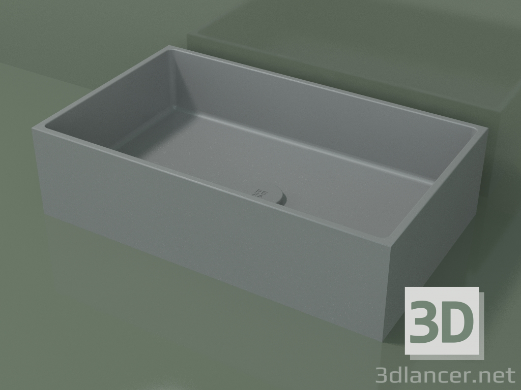 3d model Countertop washbasin (01UN31101, Silver Gray C35, L 60, P 36, H 16 cm) - preview