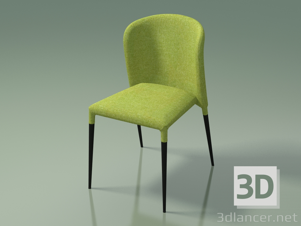 3d model Dining chair Arthur (110079, green) - preview