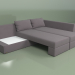 3d model Corner sofa Montero (unfolded) - preview