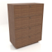 3d model Chest of drawers TM 15 (800x400x1076, wood brown light) - preview