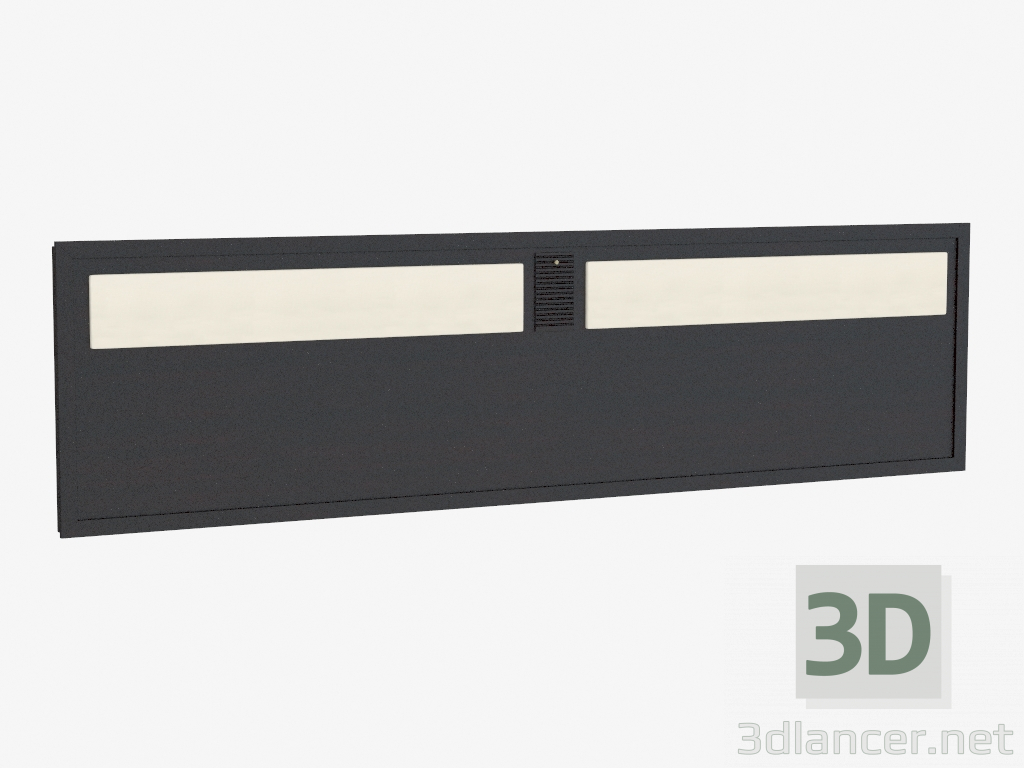 modèle 3D Tête de lit avec rétro-éclairage - preview