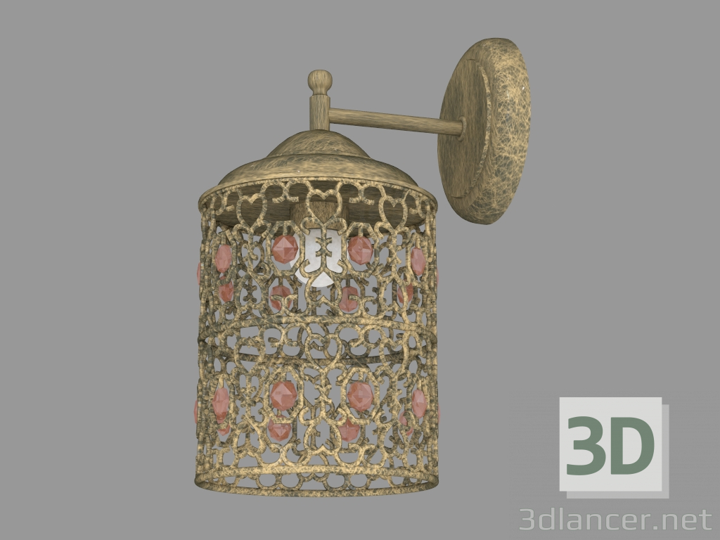 3D modeli Duvar lambası Fas (2312-1W) - önizleme