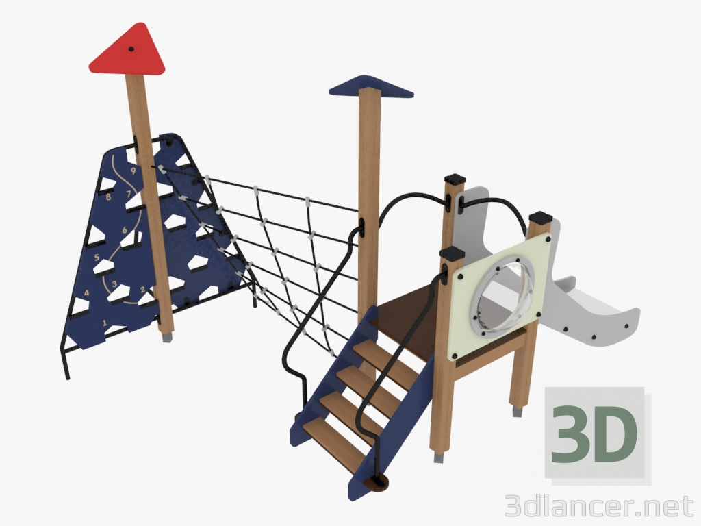modello 3D Complesso giochi per bambini (4425) - anteprima