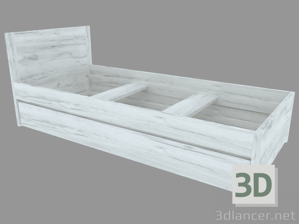 3D Modell Bett 90 (TYP 90) - Vorschau