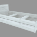3d model Bed 90 (TYPE 90) - preview