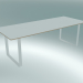 modello 3D Tavolo 70/70, 225x90 cm (bianco) - anteprima