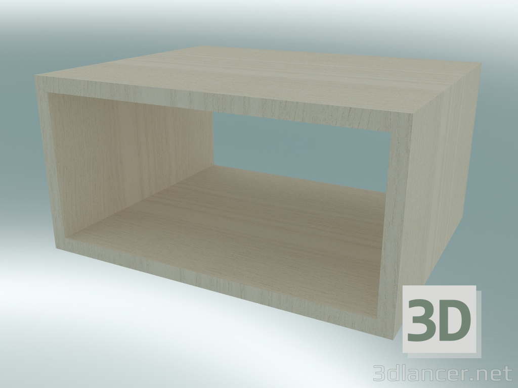 3d model Almacenamiento modular apilado (pequeño abierto) - vista previa