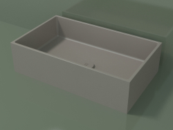 Countertop washbasin (01UN31101, Clay C37, L 60, P 36, H 16 cm)