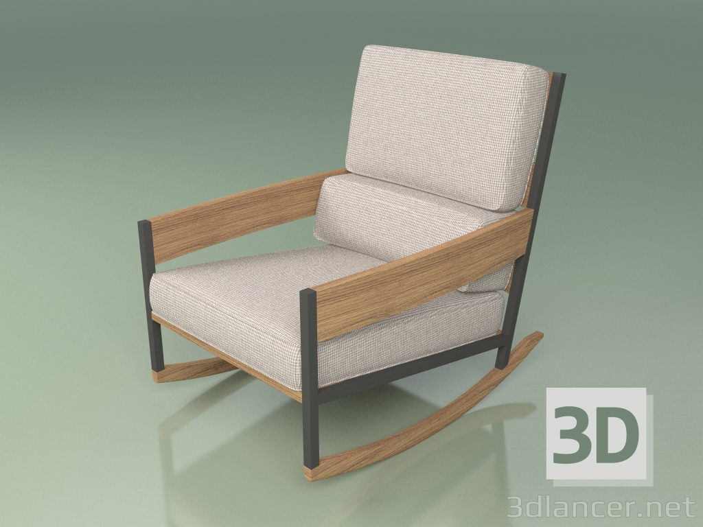 3d model Rocking chair 082 - preview
