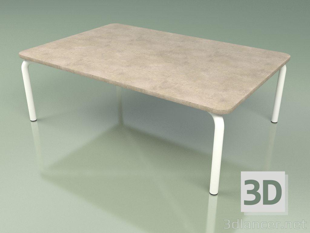3D Modell Couchtisch 006 (Metal Milk, Farsena Stone) - Vorschau