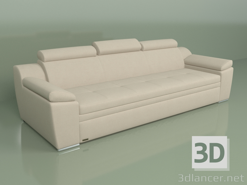 3D modeli Üçlü kanepe Nelson - önizleme