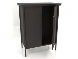 Mueble MS 04 (semiabierto) (940x565x1220, marrón madera oscuro)