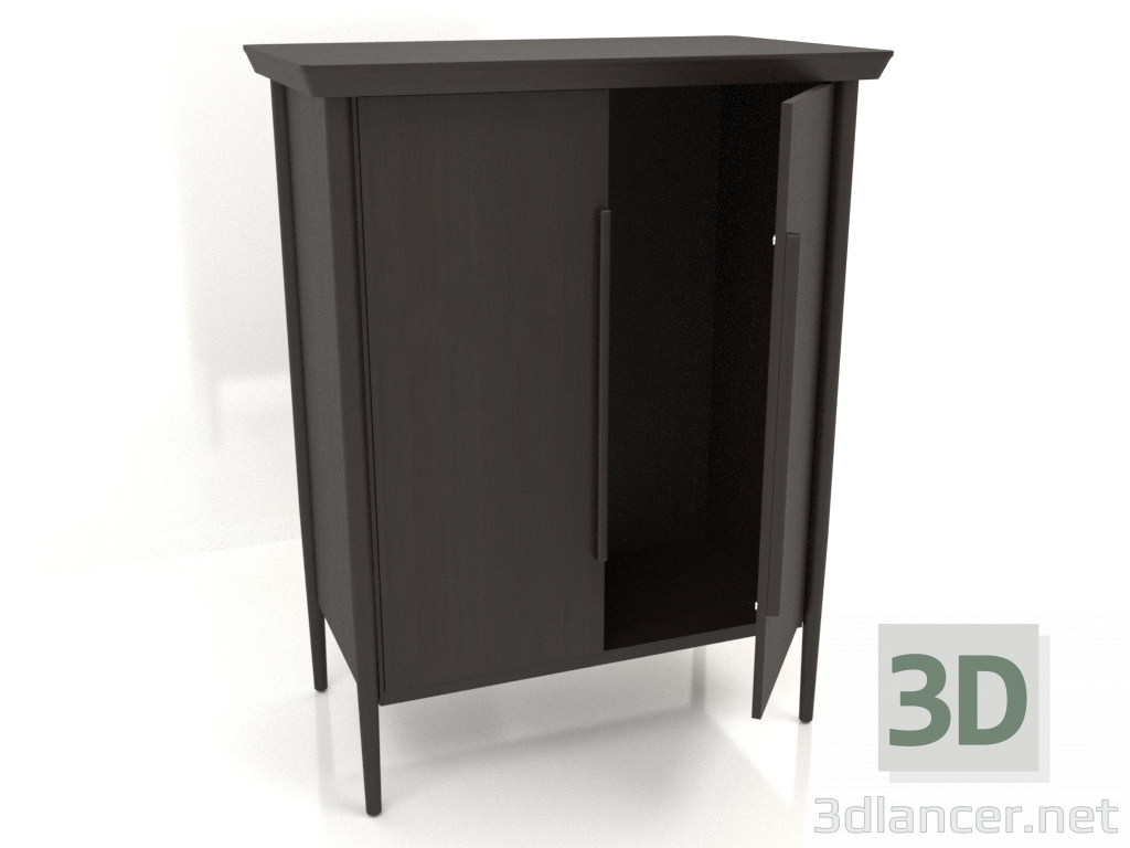 modèle 3D Armoire MS 04 (semi-ouverte) (940x565x1220, bois brun foncé) - preview