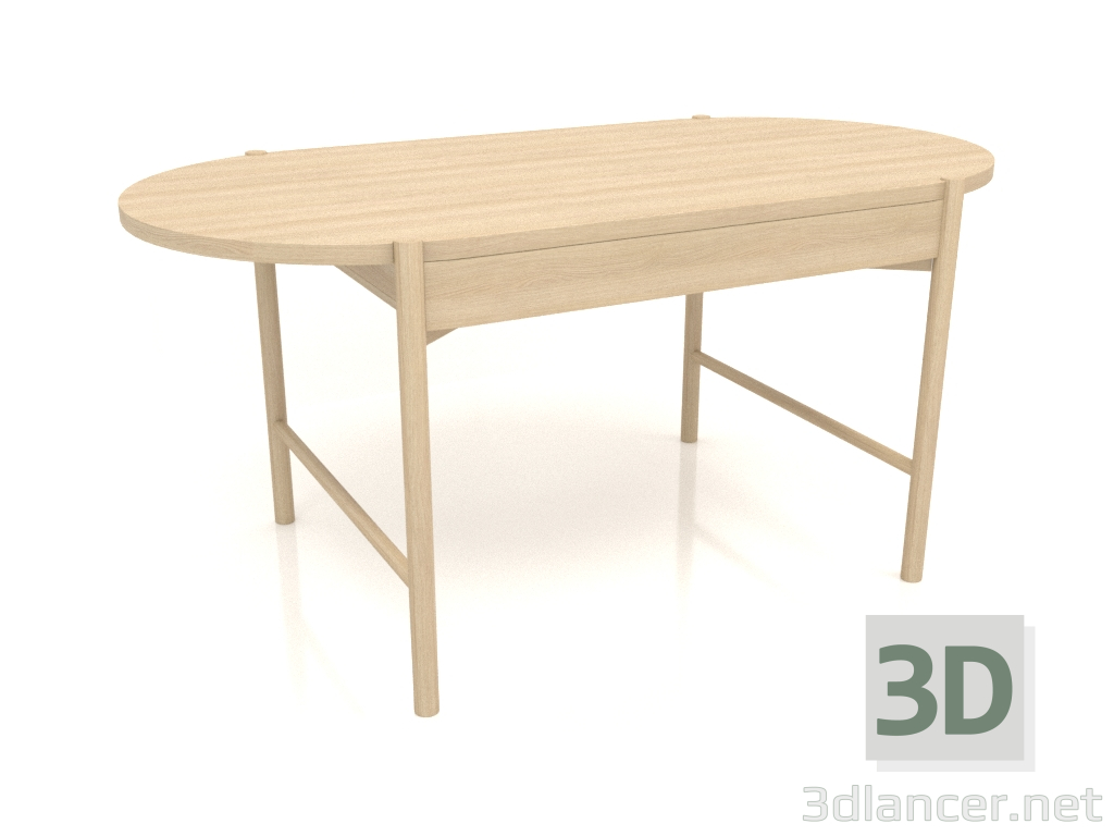 3d модель Стол обеденный DT 09 (1600х820х754, wood white) – превью
