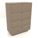 3d model Chest of drawers TM 15 (800x400x1076, wood grey) - preview