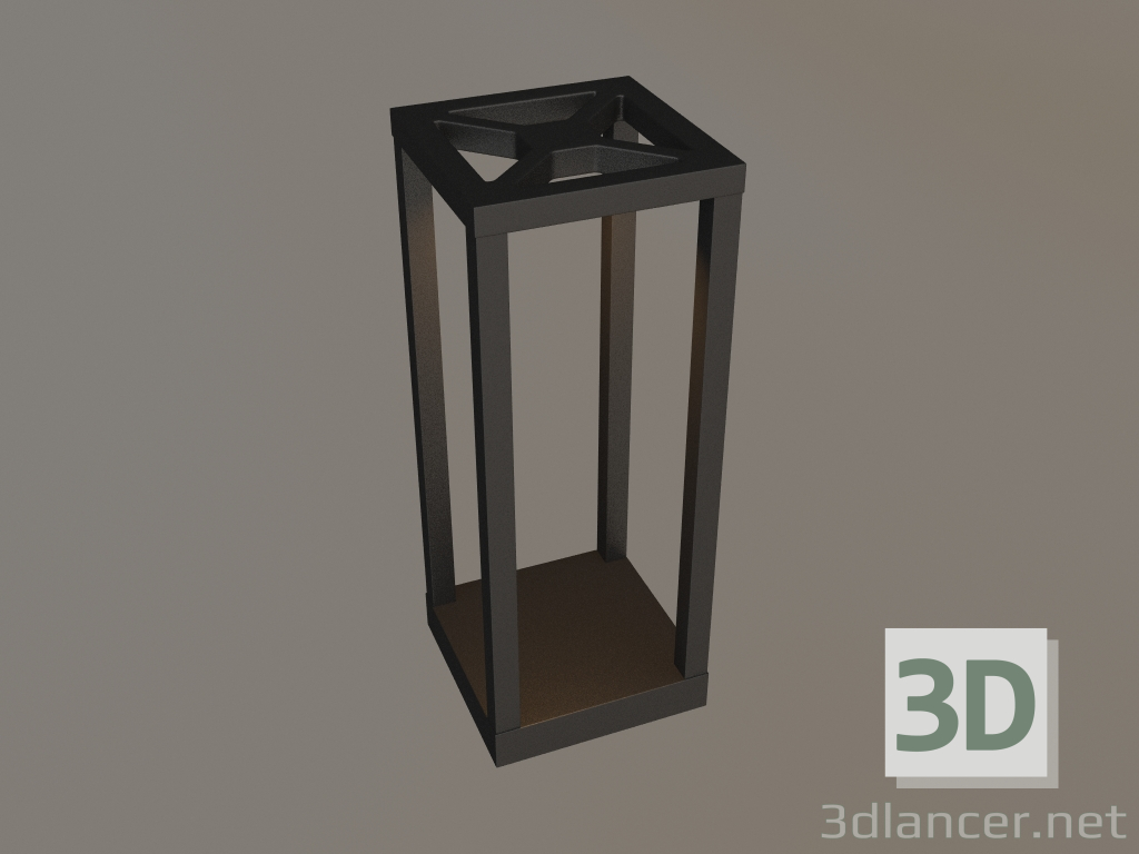 modello 3D Lampada LGD-Path-Cub-H500B-12W Bianco Caldo - anteprima