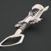 3d Double Wishbone corkscrew model buy - render